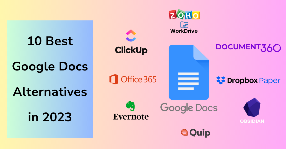 Google docs alternatives