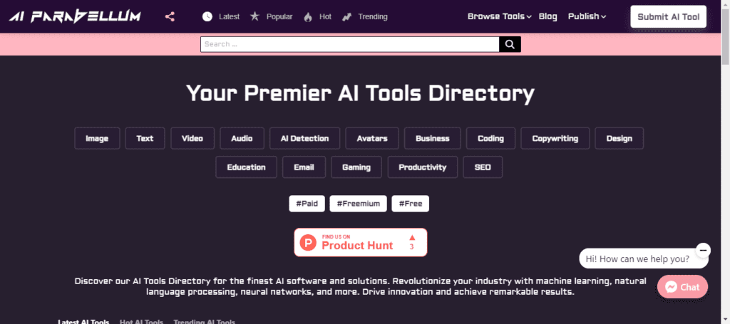 AI tools directories
