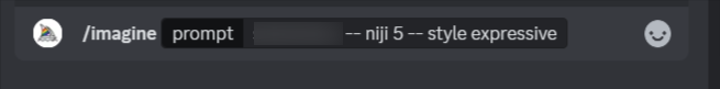 How to use niji 5 in midjourney